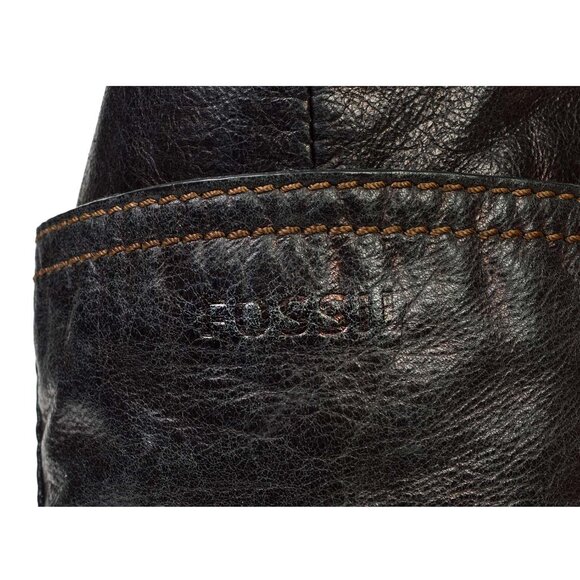 Fossil Black Leather Shoulder Bag - Picture 8 of 14